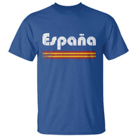 Vintage Espana Espanol Retro Distressed Graphic T Shirt Patriotic Spanish Spain Flag Heritage Pride Souvenir