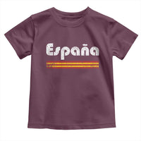 Vintage Espana Espanol Retro Distressed Graphic Toddler T Shirt Patriotic Spanish Spain Flag Heritage Pride Souvenir