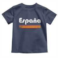 Vintage Espana Espanol Retro Distressed Graphic Toddler T Shirt Patriotic Spanish Spain Flag Heritage Pride Souvenir