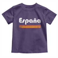Vintage Espana Espanol Retro Distressed Graphic Toddler T Shirt Patriotic Spanish Spain Flag Heritage Pride Souvenir