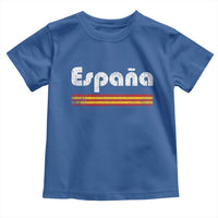 Vintage Espana Espanol Retro Distressed Graphic Toddler T Shirt Patriotic Spanish Spain Flag Heritage Pride Souvenir