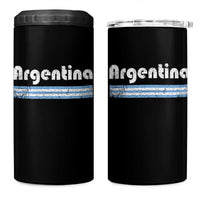 Vintage Argentina Retro Distressed Graphic 4 in 1 Can Cooler Tumbler Patriotic Argentine Heritage Pride Souvenir