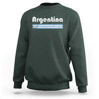Vintage Argentina Retro Distressed Graphic Sweatshirt Patriotic Argentine Heritage Pride Souvenir