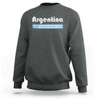Vintage Argentina Retro Distressed Graphic Sweatshirt Patriotic Argentine Heritage Pride Souvenir
