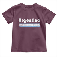 Vintage Argentina Retro Distressed Graphic Toddler T Shirt Patriotic Argentine Heritage Pride Souvenir