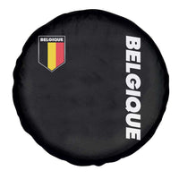 Belgique Belgium Flag Shield Minimalist Graphic Spare Tire Cover French Belgian Pride and European Heritage Souvenir
