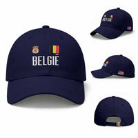 Royal Coat of Arms Belgie Crest Graphic Baseball Cap Traditional Belgium Belgian Flag and Lion Heritage Pride Gift