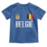 Royal Coat of Arms Belgie Crest Graphic Toddler T Shirt Traditional Belgium Belgian Flag and Lion Heritage Pride Gift
