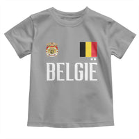Royal Coat of Arms Belgie Crest Graphic Toddler T Shirt Traditional Belgium Belgian Flag and Lion Heritage Pride Gift