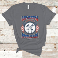 Labor Day T Shirt Proud Labor Day Workers Union Strong Fist - Wonder Print Shop