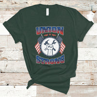 Labor Day T Shirt Proud Labor Day Workers Union Strong Fist - Wonder Print Shop