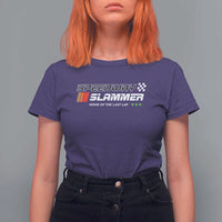 Speedway Slammer Racing 2025 T Shirt For Women Home of The Last Lap - Wonder Print Shop