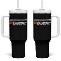 Speedway Slammer Racing 2025 Tumbler With Handle Home of The Last Lap - Wonder Print Shop