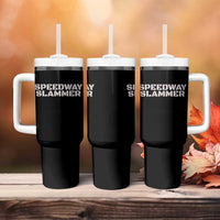 Speedway Slammer 2025 Tumbler With Handle Indiana Sarcastic - Wonder Print Shop