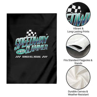 Speedway Slammer 2025 Garden Flag Bunker Hill Indiana - Wonder Print Shop