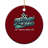 Speedway Slammer 2025 Ceramic Ornament Bunker Hill Indiana - Wonder Print Shop