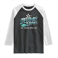 Speedway Slammer 2025 Raglan Shirt Bunker Hill Indiana - Wonder Print Shop