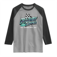 Speedway Slammer 2025 Raglan Shirt Bunker Hill Indiana - Wonder Print Shop