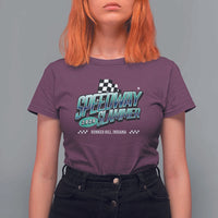 Speedway Slammer 2025 T Shirt For Women Bunker Hill Indiana - Wonder Print Shop