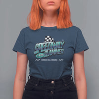 Speedway Slammer 2025 T Shirt For Women Bunker Hill Indiana - Wonder Print Shop