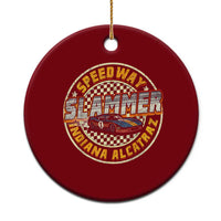 Speedway Slammer 2025 Ceramic Ornament Indiana Alcatraz Retro Vintage Racing Graphic - Wonder Print Shop