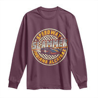 Speedway Slammer 2025 Long Sleeve Shirt Indiana Alcatraz Retro Vintage Racing Graphic - Wonder Print Shop