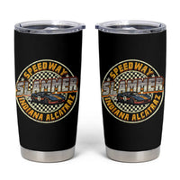 Speedway Slammer 2025 Tumbler Cup Indiana Alcatraz Retro Vintage Racing Graphic - Wonder Print Shop