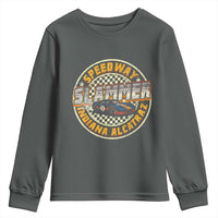 Speedway Slammer 2025 Youth Sweatshirt Indiana Alcatraz Retro Vintage Racing Graphic - Wonder Print Shop