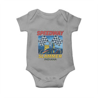Speedway Slammer 2025 Baby Onesie Indiana Alcatraz Vintage Racing Graphic - Wonder Print Shop