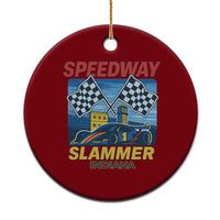 Speedway Slammer 2025 Ceramic Ornament Indiana Alcatraz Vintage Racing Graphic - Wonder Print Shop
