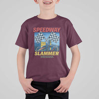 Speedway Slammer 2025 T Shirt For Kid Indiana Alcatraz Vintage Racing Graphic - Wonder Print Shop