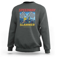 Speedway Slammer 2025 Sweatshirt Indiana Alcatraz Vintage Racing Graphic - Wonder Print Shop