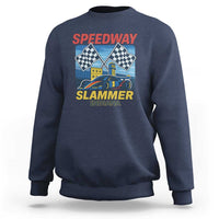 Speedway Slammer 2025 Sweatshirt Indiana Alcatraz Vintage Racing Graphic - Wonder Print Shop
