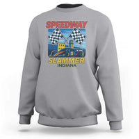 Speedway Slammer 2025 Sweatshirt Indiana Alcatraz Vintage Racing Graphic - Wonder Print Shop