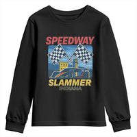 Speedway Slammer 2025 Youth Sweatshirt Indiana Alcatraz Vintage Racing Graphic - Wonder Print Shop
