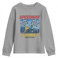 Speedway Slammer 2025 Youth Sweatshirt Indiana Alcatraz Vintage Racing Graphic - Wonder Print Shop