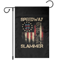 Speedway Slammer 2025 Garden Flag We The People Patriotic Distressed American Flag - Wonder Print Shop