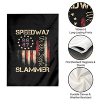 Speedway Slammer 2025 Garden Flag We The People Patriotic Distressed American Flag - Wonder Print Shop