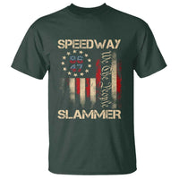 Speedway Slammer 2025 T Shirt We The People Patriotic Distressed American Flag - Wonder Print Shop