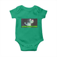 Funny Lizard Lizard Lizard Baby Onesie Weirdcore Gecko Meme - Wonder Print Shop