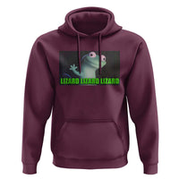 Funny Lizard Lizard Lizard Hoodie Weirdcore Gecko Meme - Wonder Print Shop