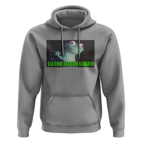Funny Lizard Lizard Lizard Hoodie Weirdcore Gecko Meme - Wonder Print Shop