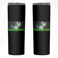 Funny Lizard Lizard Lizard Skinny Tumbler Weirdcore Gecko Meme - Wonder Print Shop