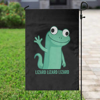 Funny Lizard Lizard Lizard Garden Flag Cute Gecko Reptile Meme - Wonder Print Shop