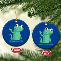 Funny Lizard Lizard Lizard Ceramic Ornament Cute Gecko Reptile Meme - Wonder Print Shop