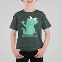 Funny Lizard Lizard Lizard T Shirt For Kid Cute Gecko Reptile Meme - Wonder Print Shop