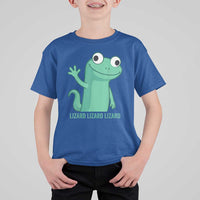Funny Lizard Lizard Lizard T Shirt For Kid Cute Gecko Reptile Meme - Wonder Print Shop