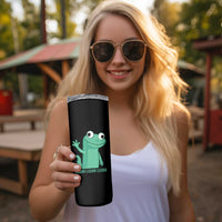 Funny Lizard Lizard Lizard Skinny Tumbler Cute Gecko Reptile Meme - Wonder Print Shop