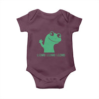 Funny Lizard Lizard Lizard Baby Onesie Weirdcore Gecko Reptile Meme - Wonder Print Shop