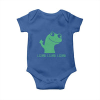 Funny Lizard Lizard Lizard Baby Onesie Weirdcore Gecko Reptile Meme - Wonder Print Shop